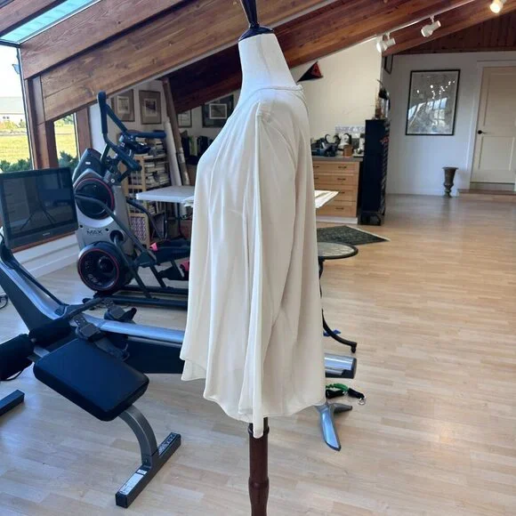 Brunello Cucinelli Layered Long Sleeve Silk Stop XXL - Picture 6 of 10